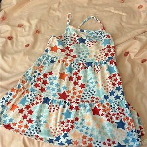 Cat & Jack Multicolor Star Print Dress